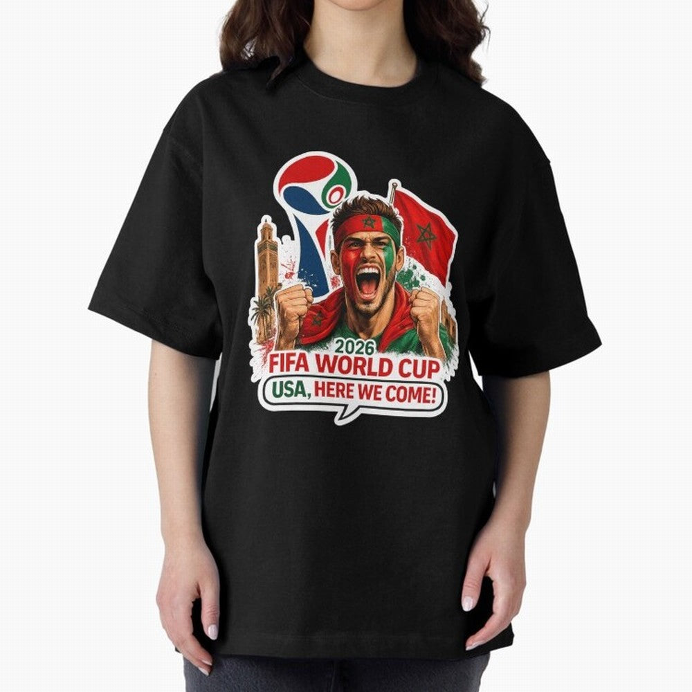 Morocco 2026 World Cup Fan Classic T-Shirt Honor the FIFA World Cup 2026 Journey through Cristiano Ronaldo Highlights, Argentina Pride, Sports Nostalgia, International Competition, Famous Players and Unforgettable Victories; Created for Match Day