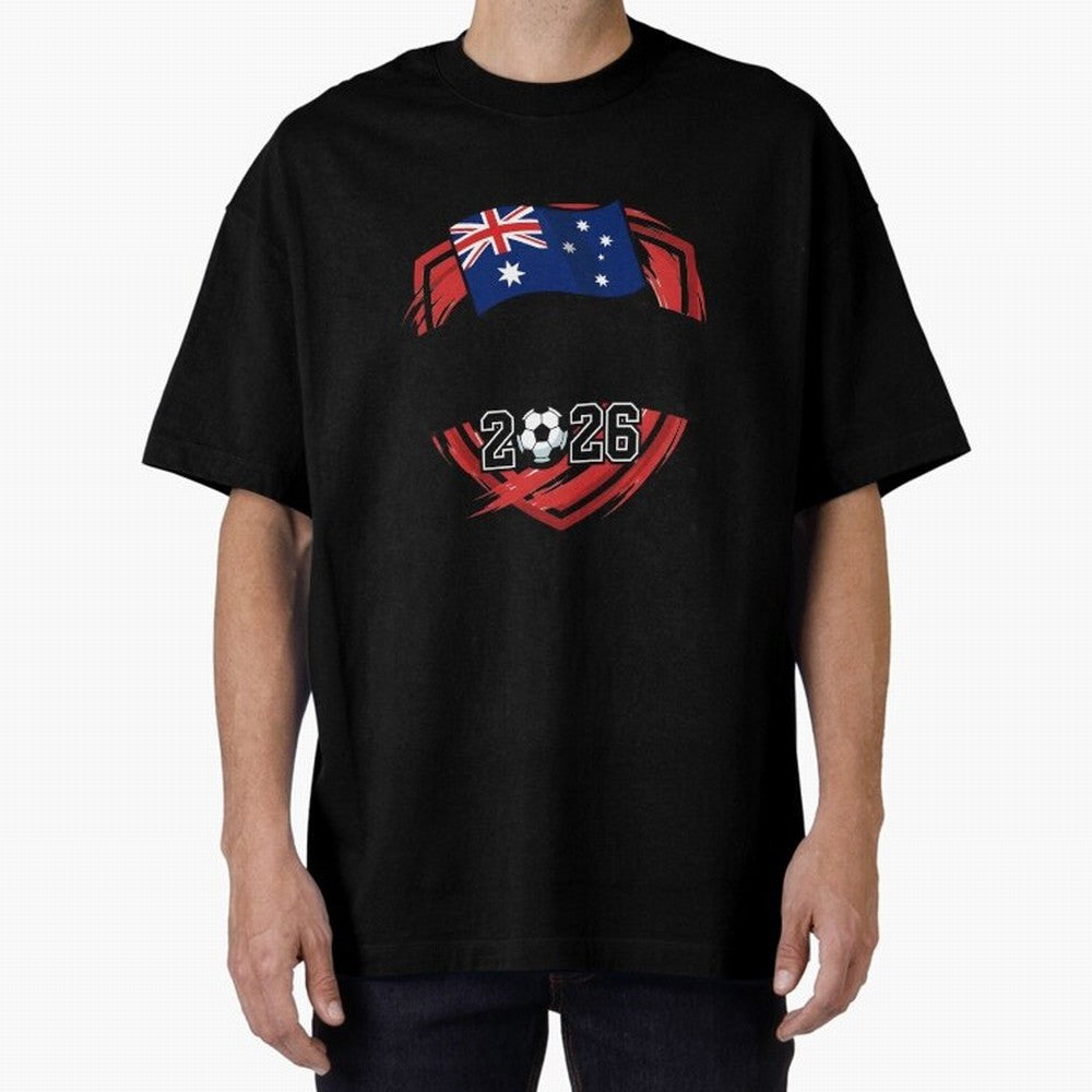 AUSTRALIA World Cup 2026 Poster ¨C AUSTRALIA Football Classic T-Shirt Live the Energy of Global Football Passion for FIFA World Cup 2026 Group Stage, Built around Haaland, Brazil, Sports Nostalgia, International Competition, Famous Players and