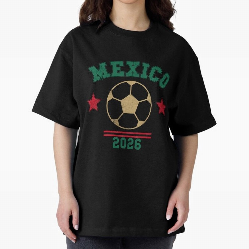 Mexico Soccer Fan 2026 Jersey Style Design Classic T-Shirt Relive Legendary Nights from the FIFA World Cup 2026 USA Canada Mexico Journey through Messi, CR7 and Mbappe Highlights, Brazil Pride, Worldwide Fan Energy, Dramatic Goals, Stadium Lights