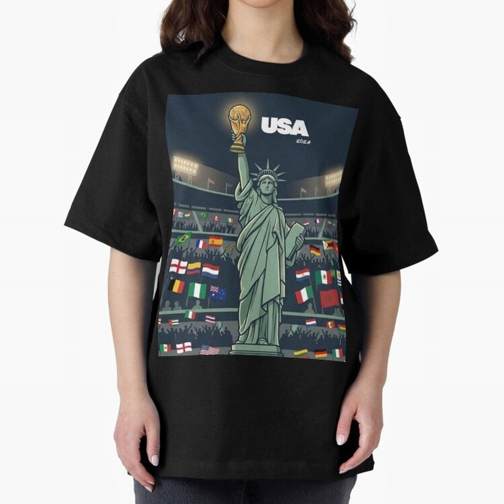 World Cup USA 2026 Classic T-Shirt Turn Up for FIFA World Cup 2026 for Fans of Messi and Cristiano Ronaldo and England, Bringing Football Passion, Legendary Performances, Festival Vibes and Supporter Community; Ideal for Football Dads, Football