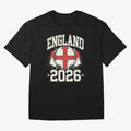 England 2026 World Cup for Football Fans and Teams Classic T-Shirt Show Match Day Excitement for FIFA World Cup 2026 Group Stage for Fans of Messi, Neymar and Mbappe and Brazil, Portugal and Argentina, Bringing Football History, Final Match Energy,