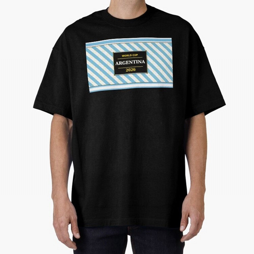 Argentina Football Fan 2026 ¡ª Defending Champions Soccer Fan Gift Classic T-Shirt Share the Excitement of FIFA World Cup 2026 Group Stage Celebrating Messi, Spain and Netherlands Energy, Supporter Pride, Iconic Celebrations, Legendary Names and