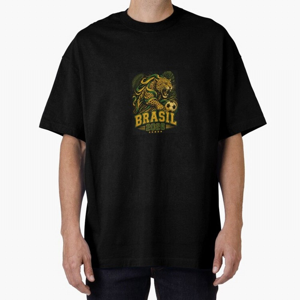Samba Flame - Brasil World Cup 2026 Fan shirt Classic T-Shirt Back Your Heroes with Global Football Passion for FIFA World Cup 2026 USA Canada Mexico, Driven by Mbappe, England, France and Netherlands, Football Festival Excitement, Trophy