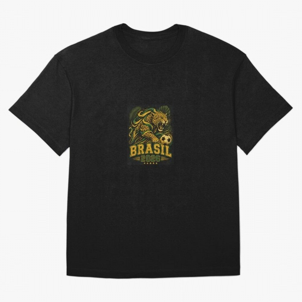 Samba Flame - Brasil World Cup 2026 Fan shirt Classic T-Shirt Back Your Heroes with Global Football Passion for FIFA World Cup 2026 USA Canada Mexico, Driven by Mbappe, England, France and Netherlands, Football Festival Excitement, Trophy