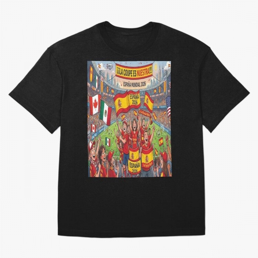 Spain World Cup 2026 - Stadium Classic T-Shirt Show Up for the Glory of FIFA World Cup 2026 for Fans of CR7 and France, Bringing Worldwide Fan Energy, Dramatic Goals, Stadium Lights and Championship Celebrations; Made for Die Hard Supporters,