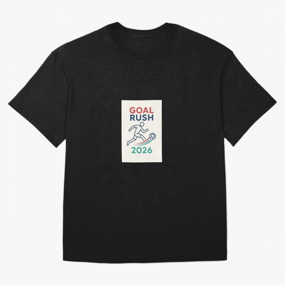 Goal Rush 2026 Classic T-Shirt Celebrate Classic Football Spirit in Global Football Passion for FIFA World Cup 2026 Group Stage, Centered on Messi, Neymar and Mbappe, Argentina, Classic Soccer Heritage, Championship Pressure, Fan Loyalty and