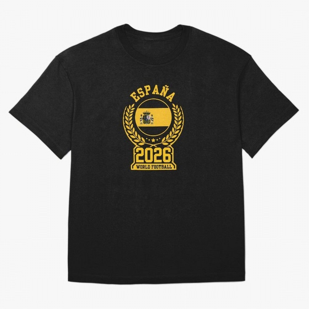 Spain World Football 2026 T-Shirt_87604013 Classic T-Shirt Relive Legendary Nights from FIFA World Cup 2026 Group Stage Spirit, Filled with Netherlands, Neymar, Haaland and Cristiano Ronaldo, Match Day Excitement, Supporter Culture, Golden Goals