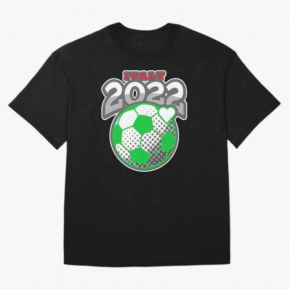 Italy Futbol Design 2022 Classic T-Shirt Create FIFA World Cup 2026 Spirit, Celebrating Portugal, Spain and Germany, CR7, Worldwide Fan Energy, Dramatic Goals, Stadium Lights and Championship Celebrations; Perfect for Fans, Collectors, Family