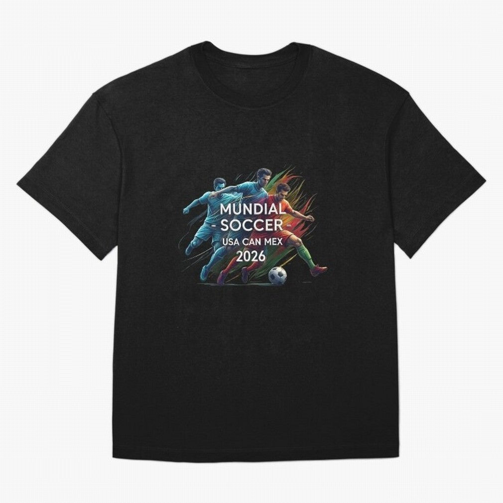 Mundial Soccer 2026 Classic T-Shirt Represent Fans Who Live for FIFA World Cup 2026 Group Stage Spirit, Featuring France, CR7 and Messi, Stadium Chants, National Pride, Trophy Dreams and Unforgettable Football Memories; Perfect for Fans,