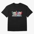 2026 World Cup Opening & Final ¨C Azteca Stadium Mexico & MetLife Stadium USA ¨C Football Design with Mexican, Canadian & US Flags Classic T-Shirt Follow FIFA World Cup 2026 Group Stage Spirit, Celebrating Germany, Neymar, Soccer Culture, Superstar