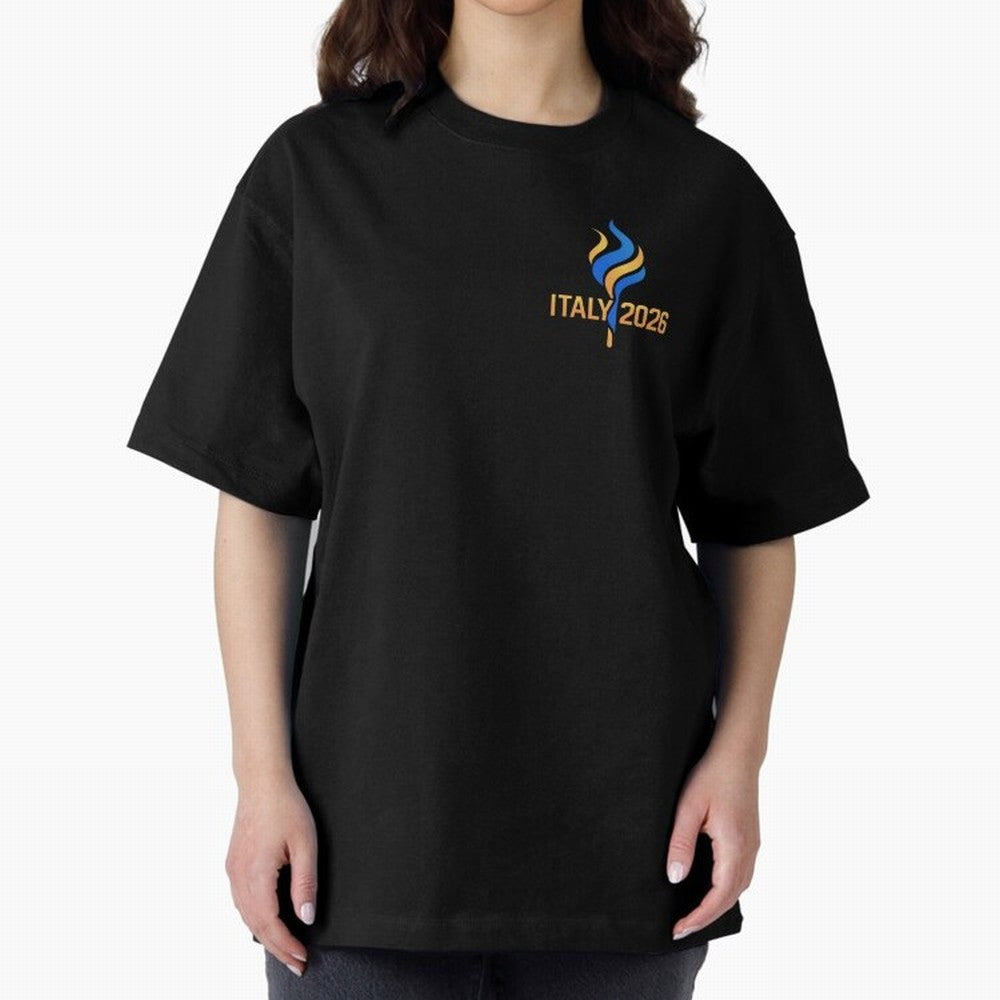 Italy 2026 Minimal Travel Logo Modern Italian Style Classic T-Shirt Support Match Day Hype around FIFA World Cup 2026 USA Canada Mexico, Neymar, Haaland and Cristiano Ronaldo, Brazil, Portugal and Argentina, Worldwide Fan Energy, Dramatic Goals,
