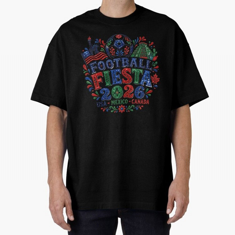 Football Fiesta 2026 USA Mexico Canada Soccer Art Classic T-Shirt Remember Iconic Moments from Global Football Passion for FIFA World Cup 2026 USA Canada Mexico, Celebrating Mbappe and Neymar, Portugal, Football Festival Excitement, Trophy