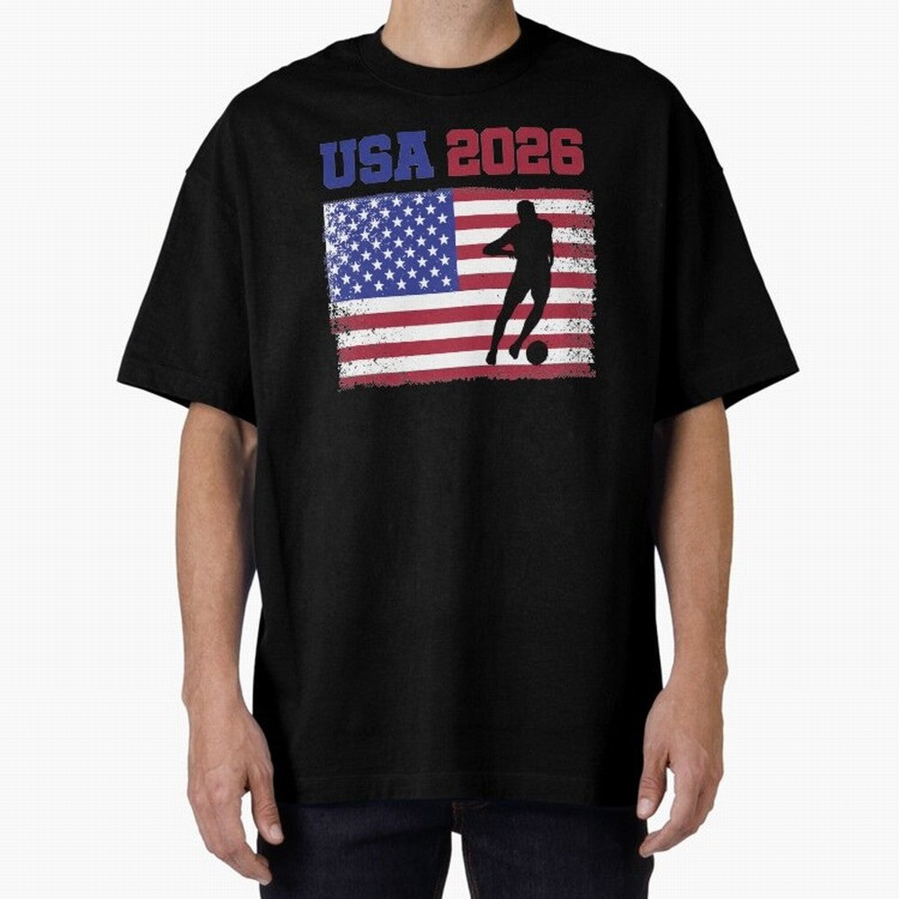 USA Soccer Fan 2026 United States American Flag Classic T-Shirt Live for the Drama of Global Football Passion for FIFA World Cup 2026, Driven by Mbappe and Neymar, Spain and Netherlands, Classic Soccer Heritage, Championship Pressure, Fan Loyalty