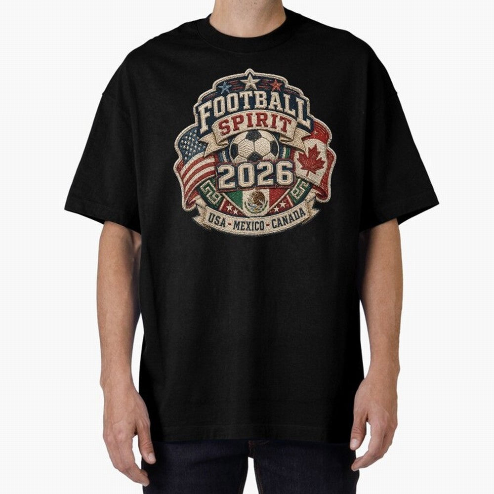 Football 2026 USA Mexico Canada Soccer Championship Fan Art Classic T-Shirt Represent the Passion of Match Day Hype around FIFA World Cup 2026 Group Stage, Mbappe and Neymar, Brazil, Portugal and Argentina, Classic Soccer Heritage, Championship