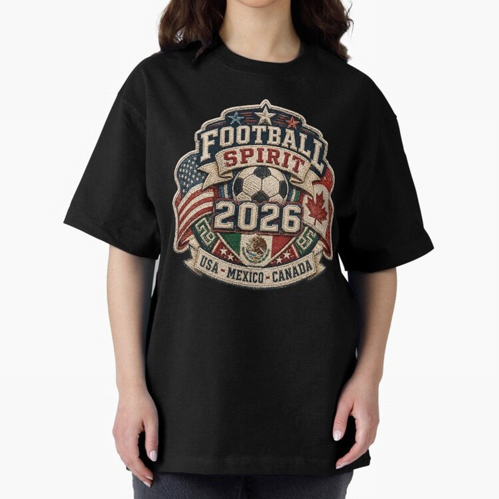 Football 2026 USA Mexico Canada Soccer Championship Fan Art Classic T-Shirt Represent the Passion of Match Day Hype around FIFA World Cup 2026 Group Stage, Mbappe and Neymar, Brazil, Portugal and Argentina, Classic Soccer Heritage, Championship