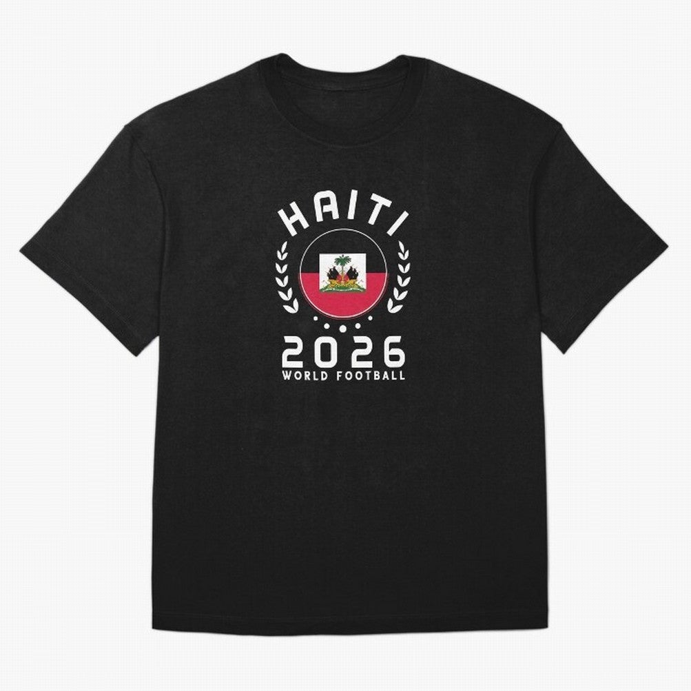 World Cup 2026 Haiti Football Fan Haitian Supporter T-Shirt_84687246 Classic T-Shirt Fuel Global Football Passion for FIFA World Cup 2026, Centered on Haaland, England, France and Netherlands, Tournament Hype, Historic Matchups, Family Viewing