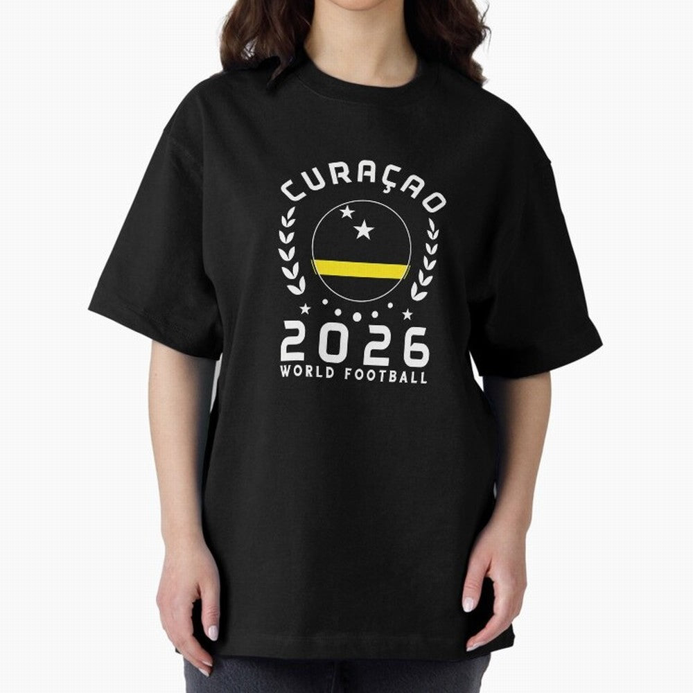 World Cup 2026 Curacao Football Fan Curacaoan Supporter T-Shirt_85310550 Classic T-Shirt Support Your Favorite Stars during FIFA World Cup 2026 Highlighting Cristiano Ronaldo, England, France and Netherlands Energy, Football Passion, Legendary