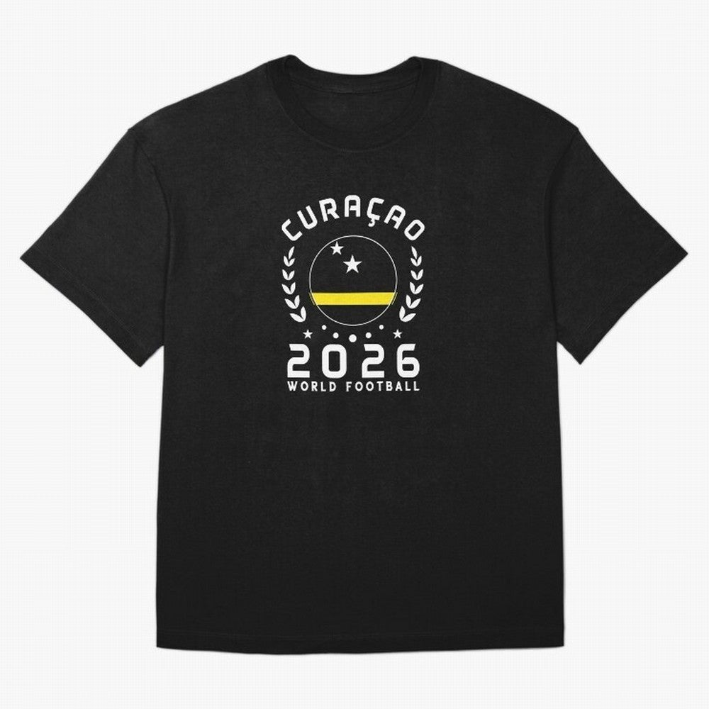 World Cup 2026 Curacao Football Fan Curacaoan Supporter T-Shirt_85310550 Classic T-Shirt Support Your Favorite Stars during FIFA World Cup 2026 Highlighting Cristiano Ronaldo, England, France and Netherlands Energy, Football Passion, Legendary