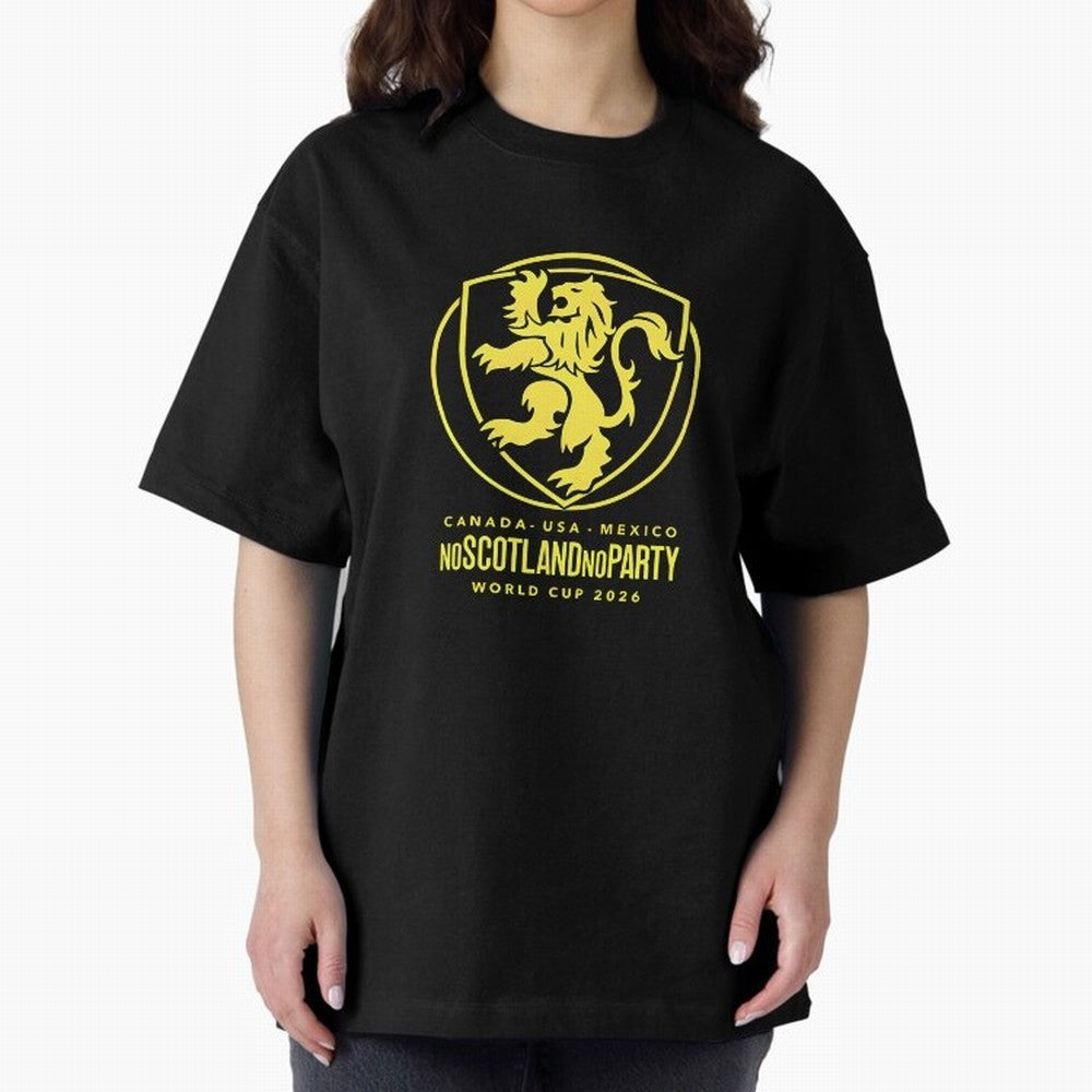 Scotland World Cup 2026 No Scotland No Party T-Shirt_83987455 Classic T-Shirt Celebrate Football Heritage in the FIFA World Cup 2026 Group Stage Journey through Neymar Highlights, England and Germany Pride, Football History, Final Match Energy,