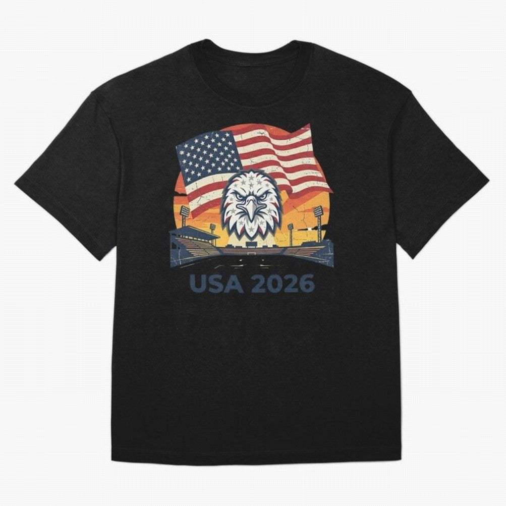 American Eagle 2026 USA World Cup Classic T-Shirt Bring Trophy Dreams to Global Football Passion for FIFA World Cup 2026 USA Canada Mexico, Built around Messi, Portugal, Game Day Rituals, Football Legends, Country Pride and the Road to the Final;