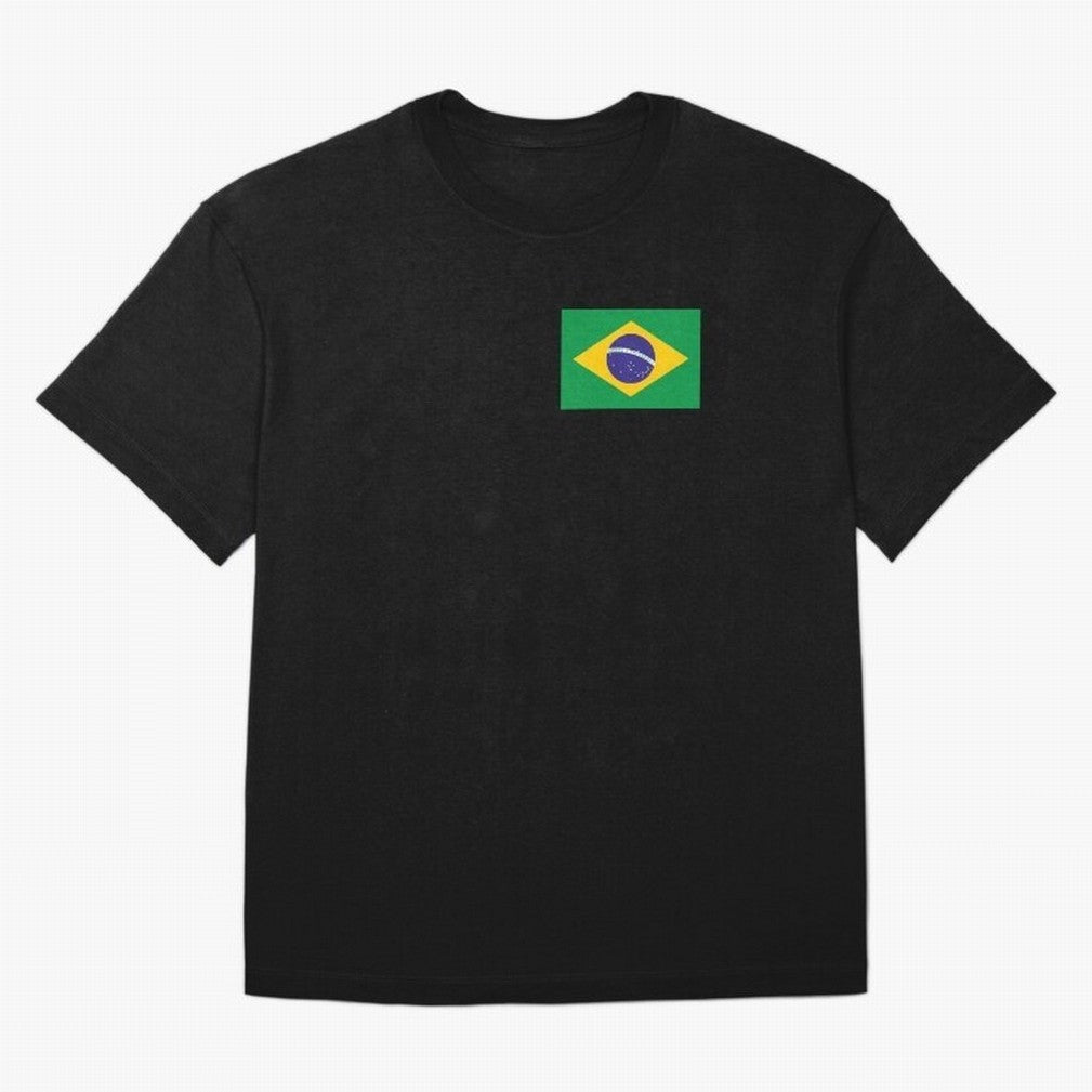 Brazil Flag Classic T-Shirt Celebrate National Team Dreams in FIFA World Cup 2026 Group Stage Spirit, Made for Portugal, Spain and Germany, Messi and Cristiano Ronaldo, Championship Spirit, Famous Goals, Roaring Crowds and International Football