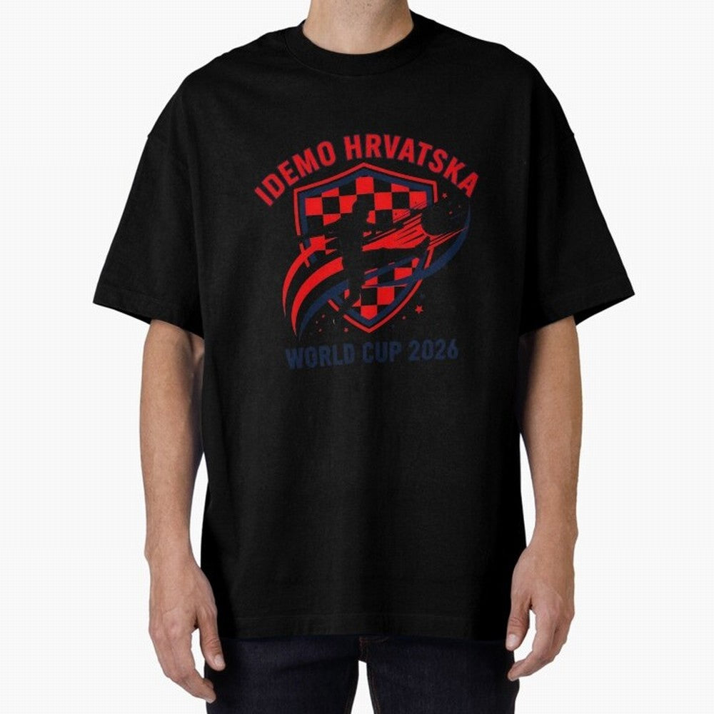 Croatia World Cup 2026 Fan Art Classic T-Shirt Show Your Love for FIFA World Cup 2026 Spirit, Connected to Netherlands, Cristiano Ronaldo, Soccer Culture, Superstar Moments, National Team Dreams and Competitive Fire; Made for Die Hard Supporters,