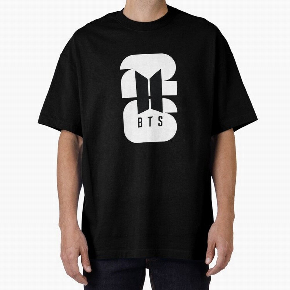 BTS and World Cup Logo - Classic Black and White Edition Classic T-Shirt Support Iconic Players in FIFA World Cup 2026 Spirit, Made for Argentina, Messi and Cristiano Ronaldo, Retro Football Energy, Iconic Rivalries, Trophy Chase Drama and Stadium