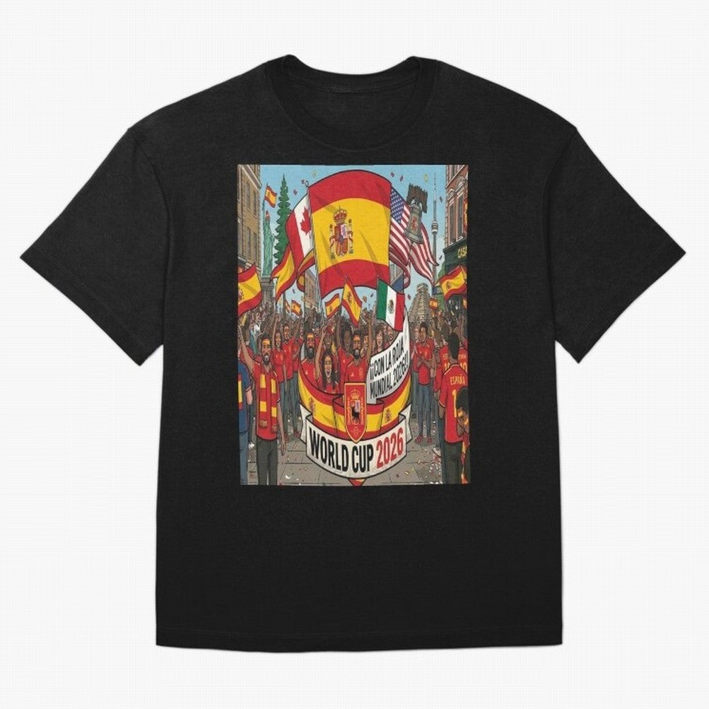 Spain Classic T-Shirt Make Memories around the FIFA World Cup 2026 Journey through Mbappe and Neymar Highlights, Germany Pride, Match Day Excitement, Supporter Culture, Golden Goals and Global Football Passion; Built for Supporters Chasing Trophy