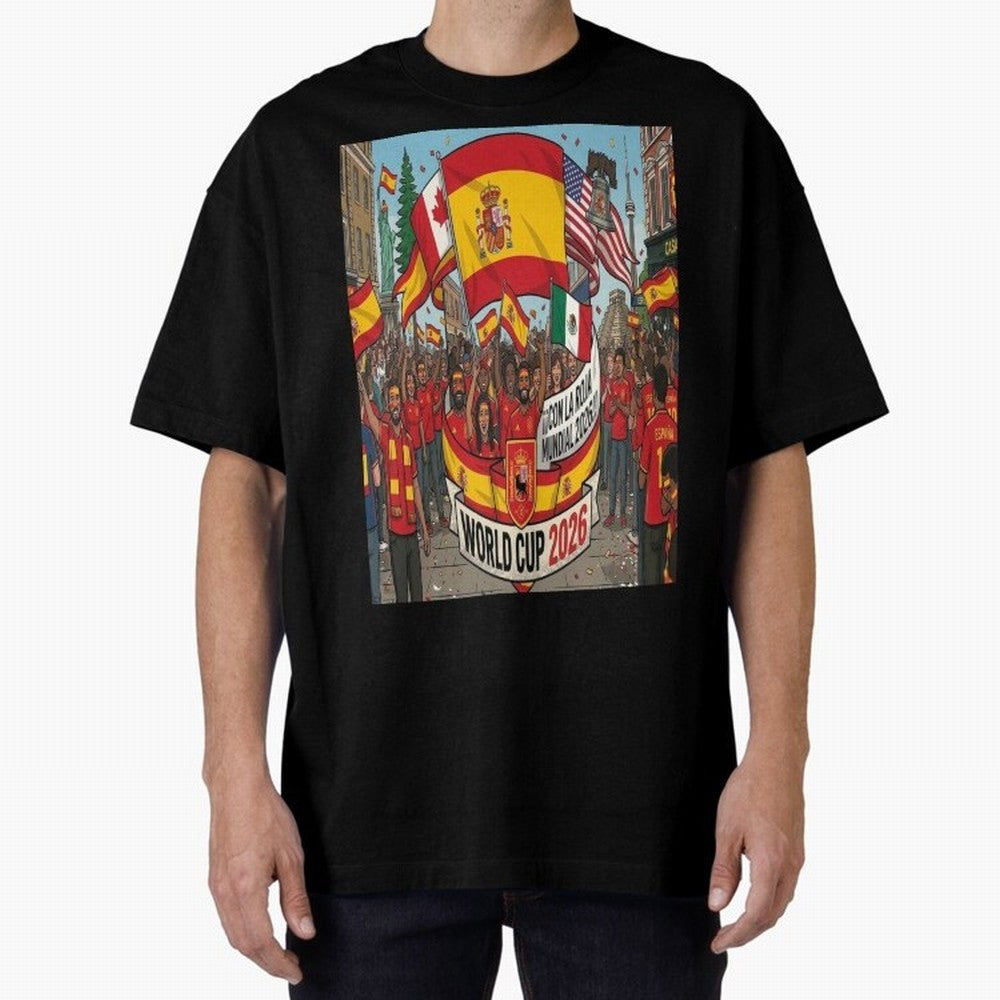 Spain Classic T-Shirt Make Memories around the FIFA World Cup 2026 Journey through Mbappe and Neymar Highlights, Germany Pride, Match Day Excitement, Supporter Culture, Golden Goals and Global Football Passion; Built for Supporters Chasing Trophy