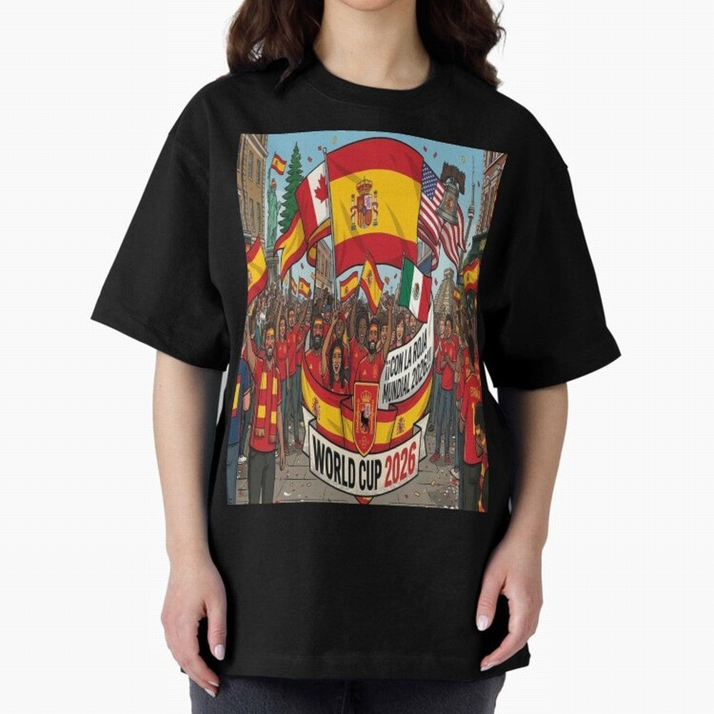 Spain Classic T-Shirt Make Memories around the FIFA World Cup 2026 Journey through Mbappe and Neymar Highlights, Germany Pride, Match Day Excitement, Supporter Culture, Golden Goals and Global Football Passion; Built for Supporters Chasing Trophy