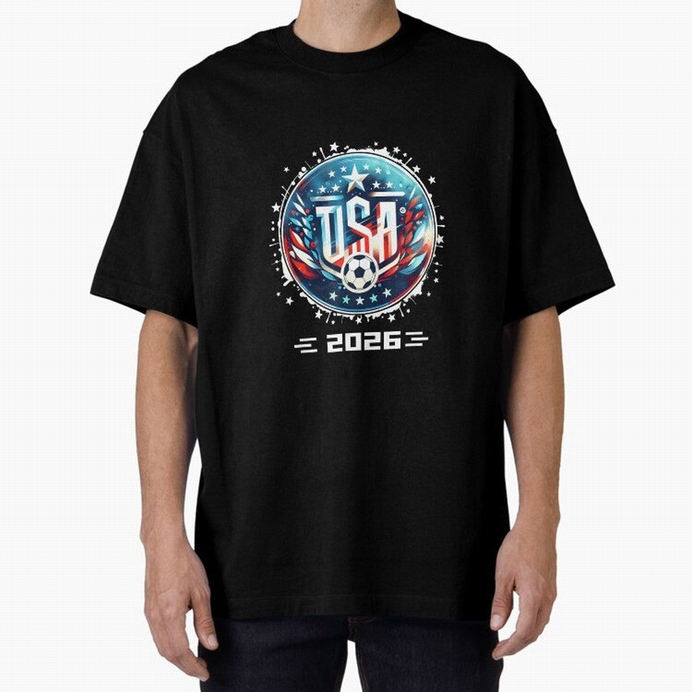 USA Player 2026 Boys Kids Men Women Teen USA 2026 Classic T-Shirt Celebrate the Road through FIFA World Cup 2026 Group Stage Spirit, Centered on England and Germany, CR7 and Messi, Vintage Soccer Flavor, Modern Football Stars, National Flags and