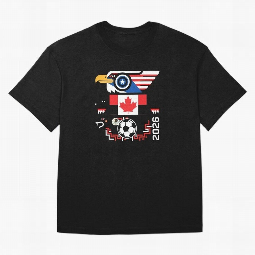 North America Spirit Cup 2026 T-Shirt_82734510 Classic T-Shirt Celebrate Fan Favorites in the FIFA World Cup 2026 Group Stage Journey through Haaland Highlights, Argentina, France and Brazil Pride, Sports Nostalgia, International Competition,