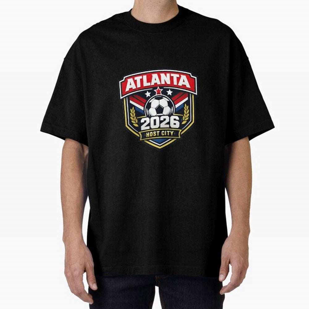 Global Cup 2026 Host City Badge Atlanta Classic T-Shirt Support the Legends of the FIFA World Cup 2026 Group Stage Journey through Neymar Highlights, Brazil Pride, Stadium Chants, National Pride, Trophy Dreams and Unforgettable Football Memories;
