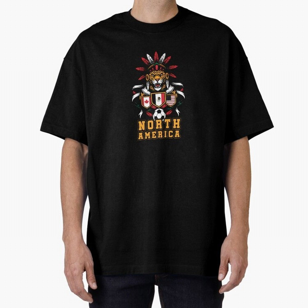 North America Jaguar Spirit Cup 2026 T-Shirt_82737634 Classic T-Shirt Remember Iconic Moments from Match Day Hype around FIFA World Cup 2026 Group Stage, Cristiano Ronaldo, Argentina and Brazil, Football Festival Excitement, Trophy Ambitions,