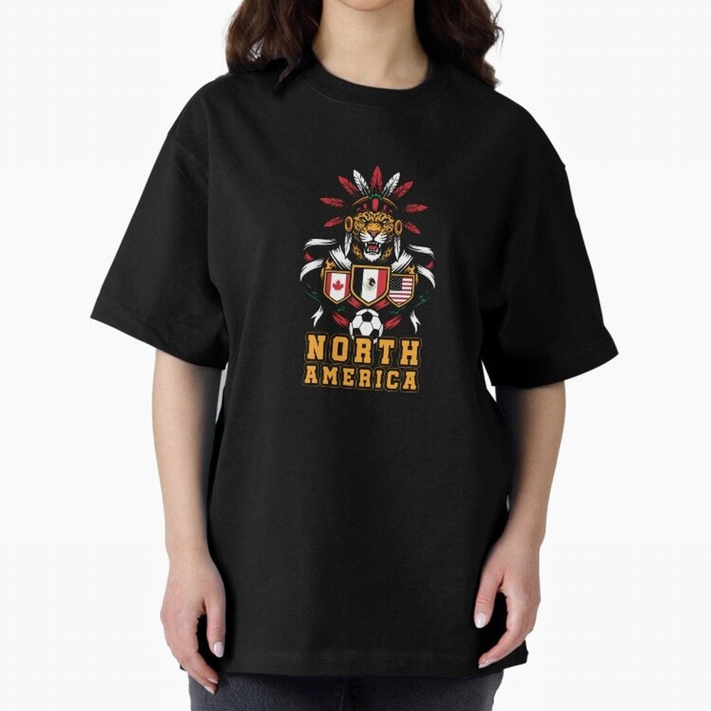 North America Jaguar Spirit Cup 2026 T-Shirt_82737634 Classic T-Shirt Remember Iconic Moments from Match Day Hype around FIFA World Cup 2026 Group Stage, Cristiano Ronaldo, Argentina and Brazil, Football Festival Excitement, Trophy Ambitions,