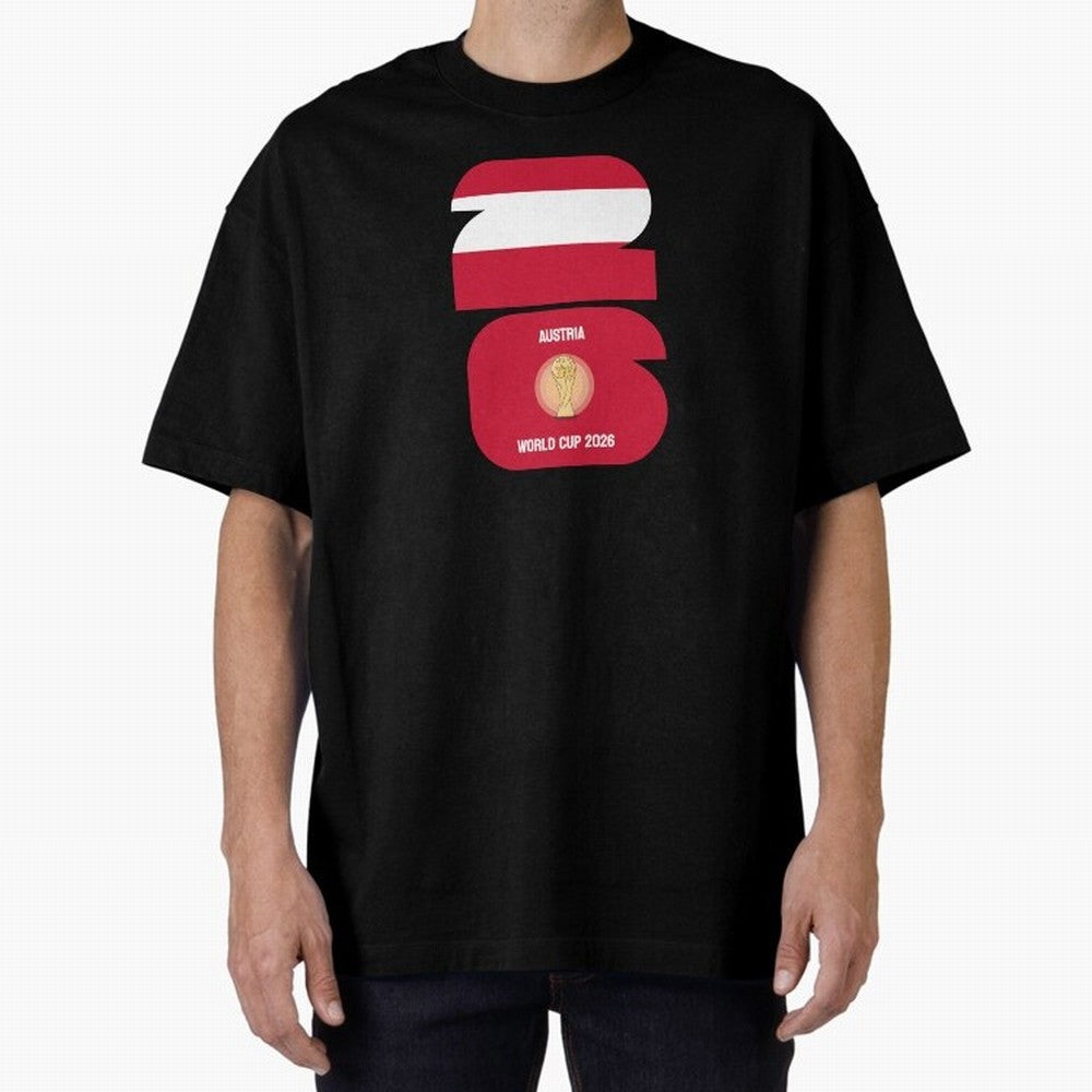 Austria: World Cup 2026 Classic T-Shirt Relive Legendary Nights from FIFA World Cup 2026 Group Stage Featuring Haaland and Mbappe, Argentina and Brazil Energy, Stadium Chants, National Pride, Trophy Dreams and Unforgettable Football Memories;