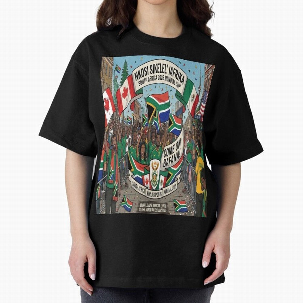 Soiuth Africa Classic T-Shirt Celebrate Fan Culture around FIFA World Cup 2026 USA Canada Mexico Spirit, Made for England, Messi, CR7 and Mbappe, Supporter Pride, Iconic Celebrations, Legendary Names and Global Match Day Energy; Perfect for People
