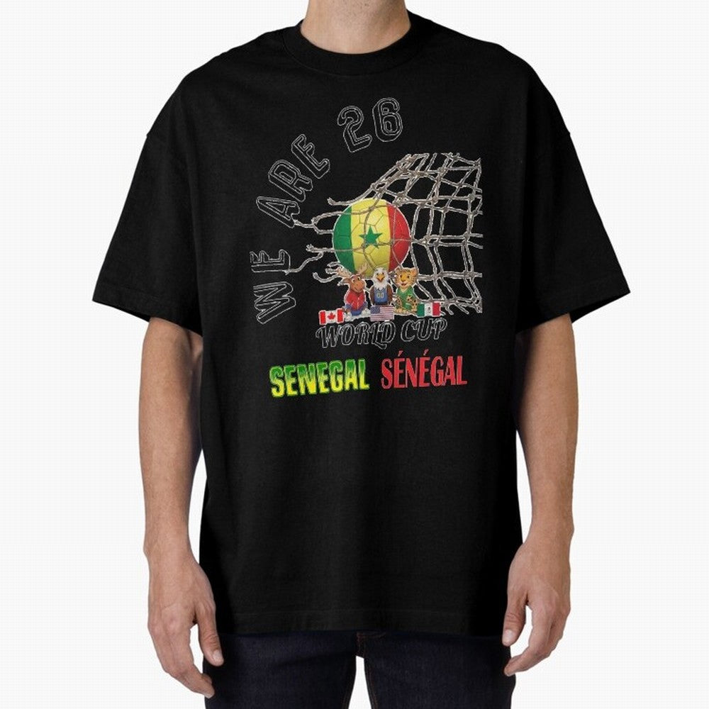 World cup 26 - Senegal Classic T-Shirt Stand with FIFA World Cup 2026 USA Canada Mexico for Fans of Messi, Neymar and Mbappe and France, Bringing Tournament Hype, Historic Matchups, Family Viewing Parties and Global Sports Pride; Built for
