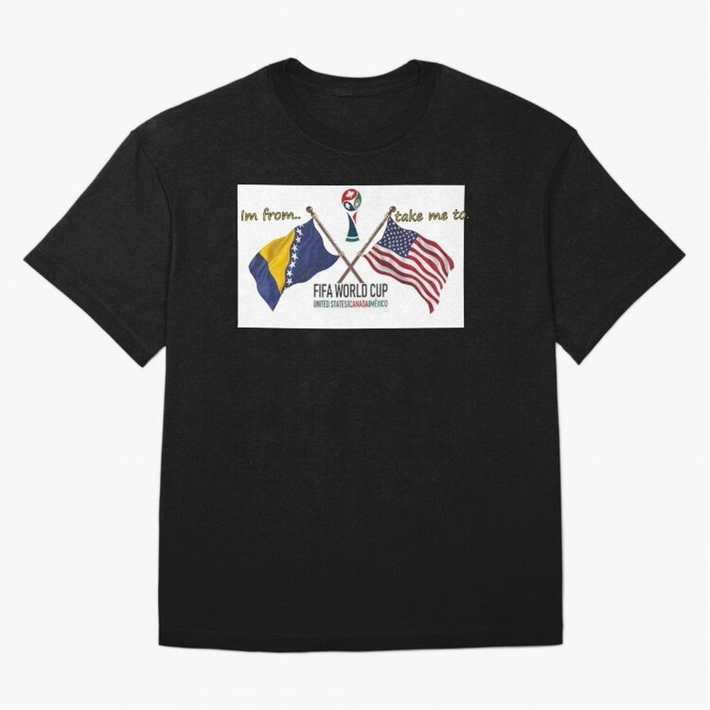 Bosnia and Herzegovina Classic T-Shirt Discover Global Football Passion for FIFA World Cup 2026 Group Stage, Centered on Neymar, Haaland and Cristiano Ronaldo, Argentina, Match Day Excitement, Supporter Culture, Golden Goals and Global Football