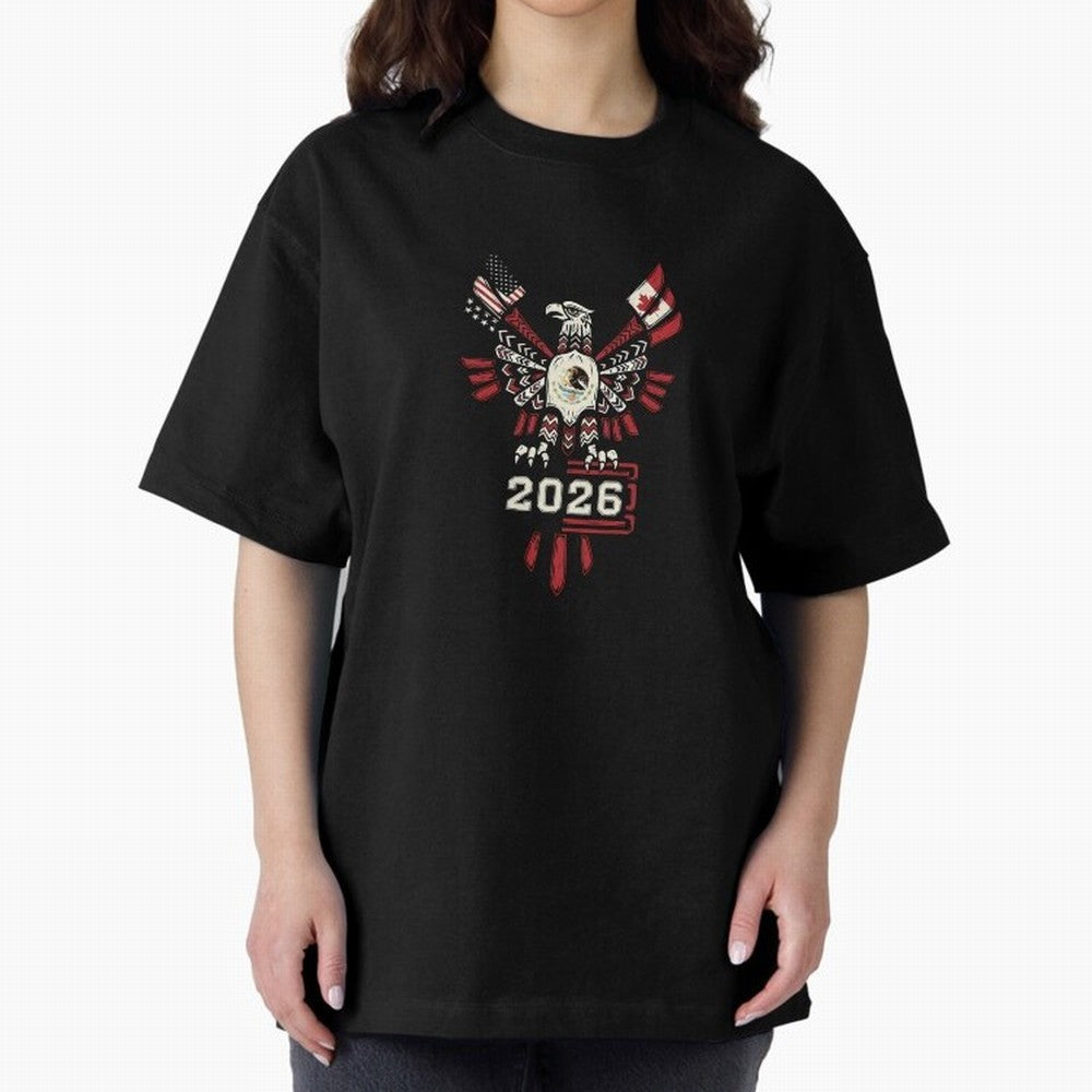 Rise of the North Eagle - Soccer Team Spirit 2026 T-Shirt_82784061 Classic T-Shirt Celebrate the Magic of FIFA World Cup 2026 USA Canada Mexico for Fans of Messi, CR7 and Mbappe and Brazil, Portugal and Argentina, Bringing Football Passion,