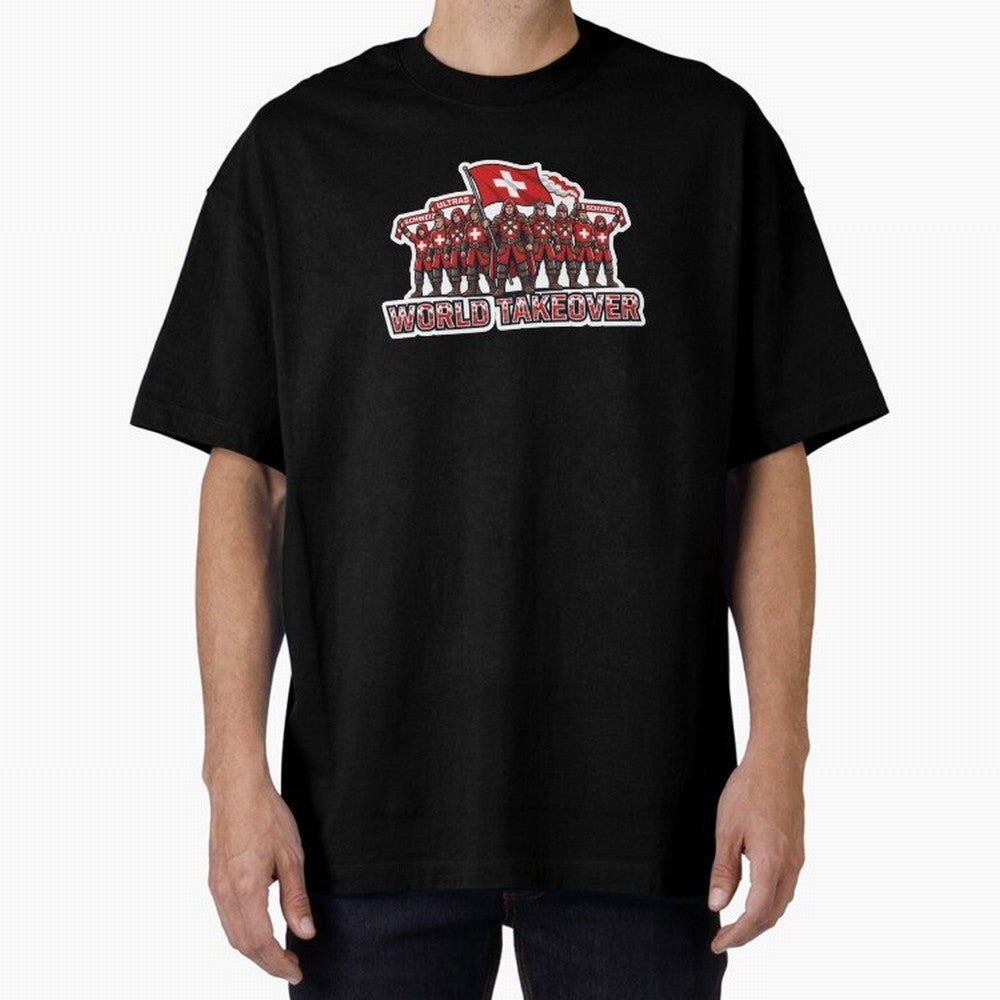 Switzerland Soccer Fans Power Rise Sticker 2026 Football Supporters Classic T-Shirt Live the Energy of the FIFA World Cup 2026 Group Stage Journey through CR7 Highlights, Portugal Pride, Fan Favorite Moments, National Team Passion, Big Match Drama