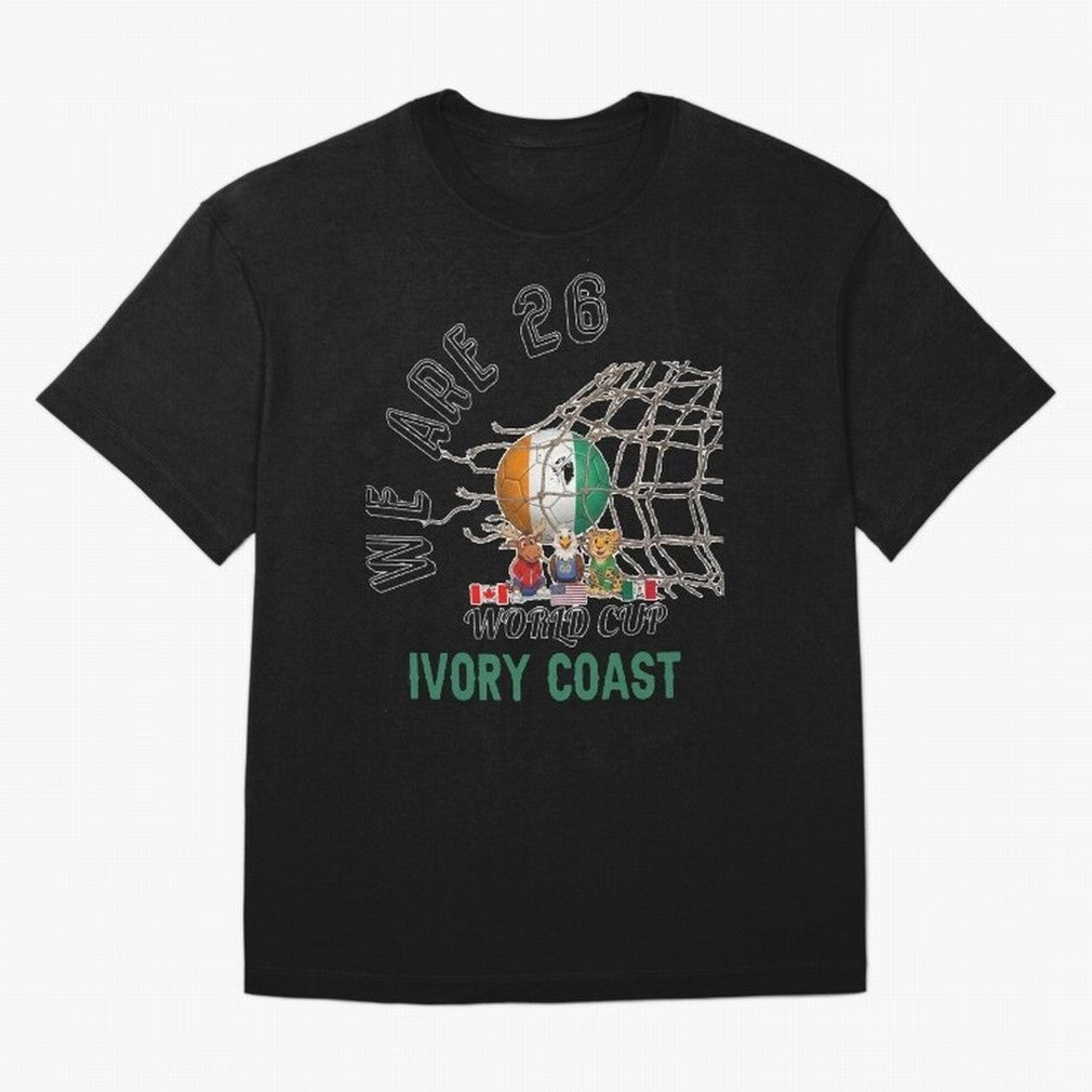 World cup 26 - Ivory Coast Classic T-Shirt Showcase FIFA World Cup 2026 Group Stage Built around CR7 and Messi, Spain Energy, Goal Celebration Energy, Supporter Heritage, Football Icons and Worldwide Tournament Joy; Created for Match Day Parties,