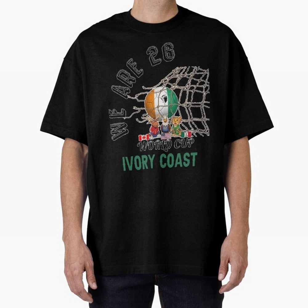 World cup 26 - Ivory Coast Classic T-Shirt Showcase FIFA World Cup 2026 Group Stage Built around CR7 and Messi, Spain Energy, Goal Celebration Energy, Supporter Heritage, Football Icons and Worldwide Tournament Joy; Created for Match Day Parties,