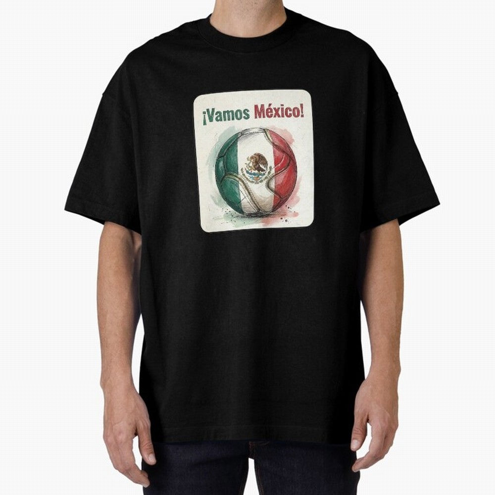Vamos Mexico Soccer Ball Flag | Mexican Football Fan Graphic Tee Classic T-Shirt Bring Legendary Rivalry Energy to Match Day Hype around FIFA World Cup 2026 Group Stage, Mbappe and Neymar, England and Germany, Champion Mindset, Group Stage Buzz,
