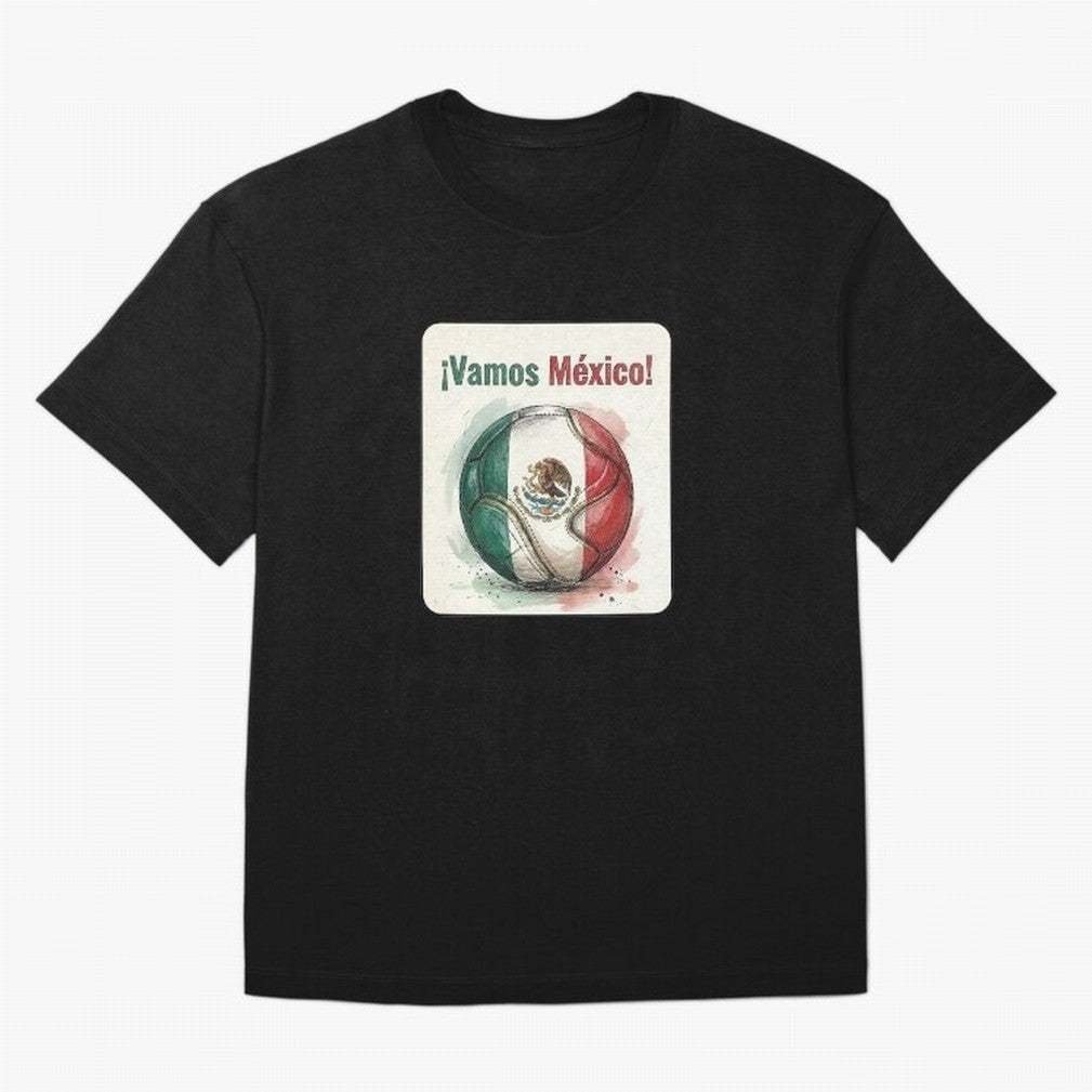 Vamos Mexico Soccer Ball Flag | Mexican Football Fan Graphic Tee Classic T-Shirt Bring Legendary Rivalry Energy to Match Day Hype around FIFA World Cup 2026 Group Stage, Mbappe and Neymar, England and Germany, Champion Mindset, Group Stage Buzz,