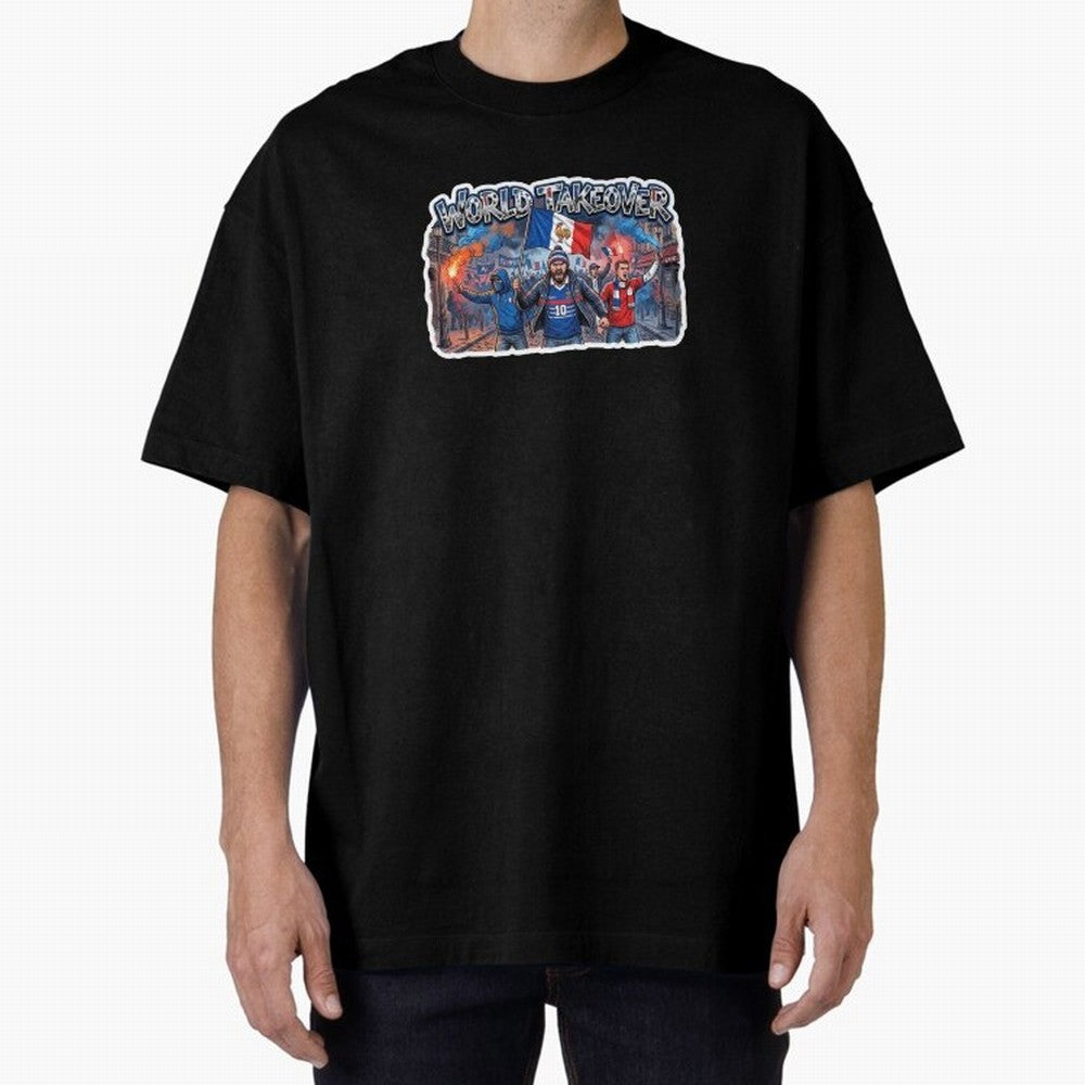 France Soccer Fans Street Power Sticker 2026 Football Supporters Classic T-Shirt Share Global Football Passion for FIFA World Cup 2026 USA Canada Mexico, Driven by Messi, Neymar and Mbappe, Spain and Netherlands, Soccer Culture, Superstar Moments,