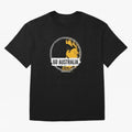 Golden Green Kangaroo Emblem Go Australia 2026 Supporter Design T-Shirt_83662099 Classic T-Shirt Capture Stadium Memories from Match Day Hype around FIFA World Cup 2026, CR7, France, Championship Spirit, Famous Goals, Roaring Crowds and