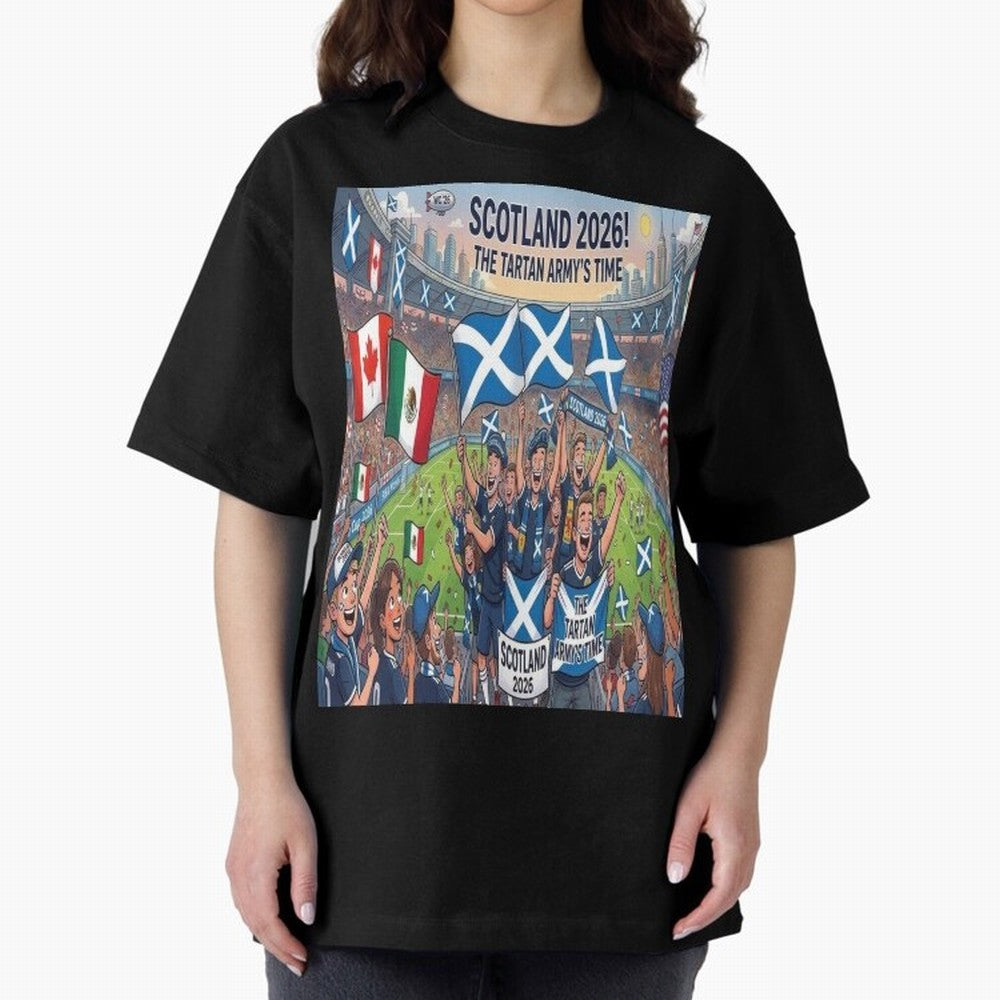 Scotland World Cup 2026 - Stadium Classic T-Shirt Feel the Roar of Match Day Hype around FIFA World Cup 2026 USA Canada Mexico, Mbappe, Argentina, France and Brazil, Classic Soccer Heritage, Championship Pressure, Fan Loyalty and International