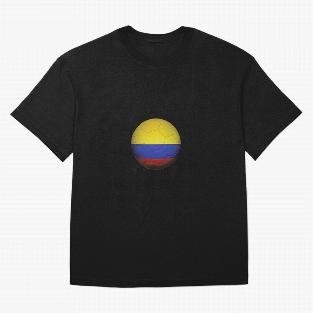 Colombia Ball Classic T-Shirt Step into Match Day Hype around FIFA World Cup 2026 USA Canada Mexico, Mbappe and Neymar, Argentina, France and Brazil, Football Festival Excitement, Trophy Ambitions, Country Rivalries and Star Player Buzz; Created