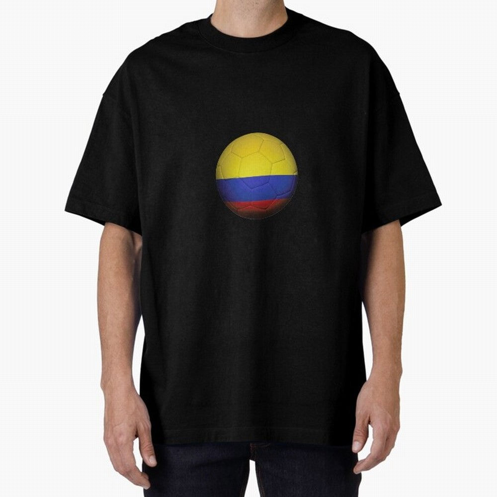 Colombia Ball Classic T-Shirt Step into Match Day Hype around FIFA World Cup 2026 USA Canada Mexico, Mbappe and Neymar, Argentina, France and Brazil, Football Festival Excitement, Trophy Ambitions, Country Rivalries and Star Player Buzz; Created